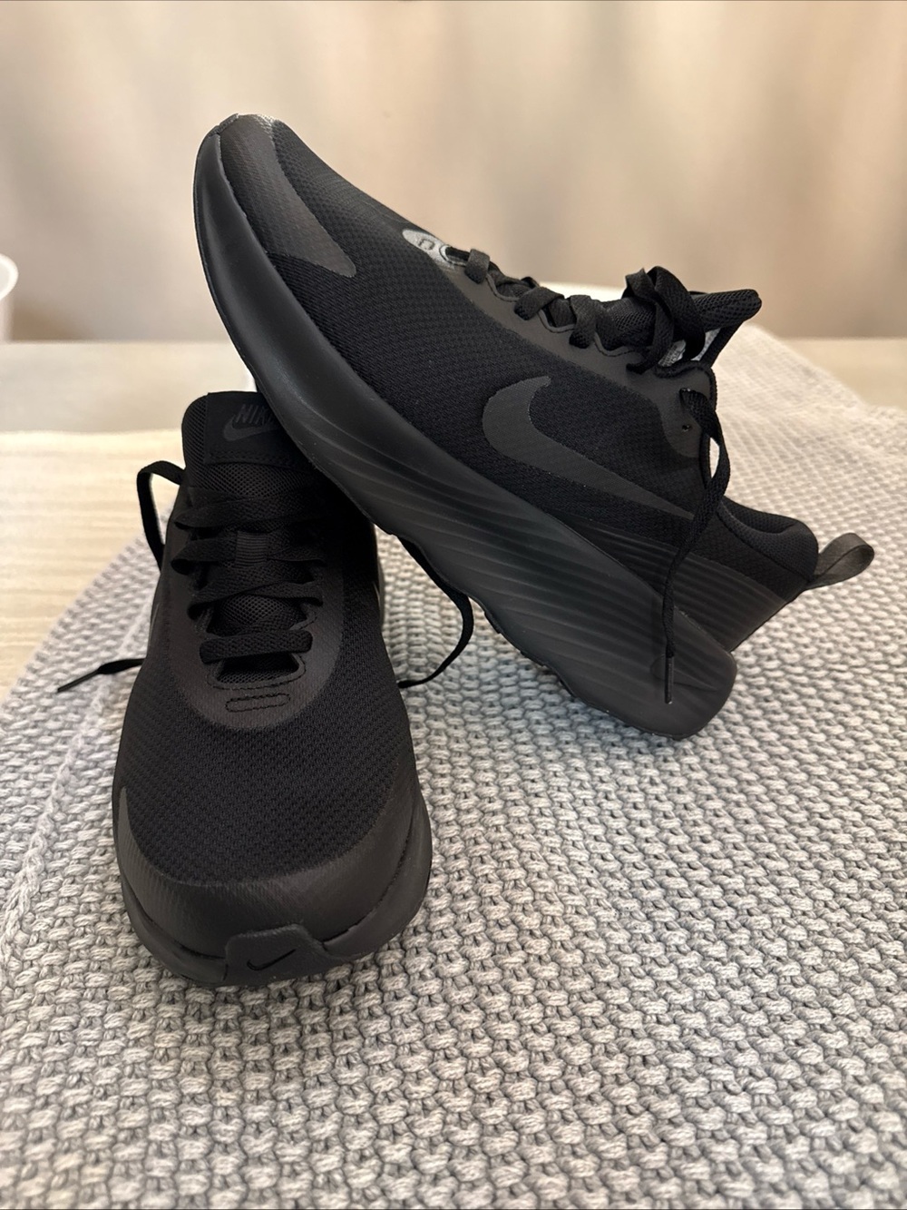 Nike Men’s All-Black Athletic Running Shoes